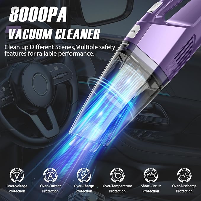Handheld Vacuum Cordless – Car Vac Portable - Image 3