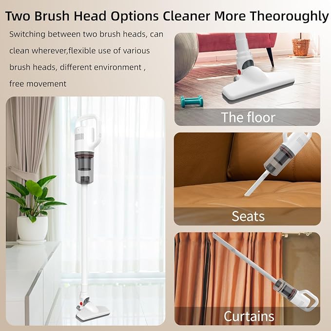 Cordless Vacuum Cleaner, Handheld Stick Small Lightweight Vacuum - Image 2