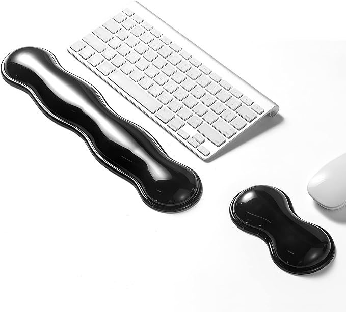 Gel Keyboard Wrist Rest Set, Ergonomic Keyboard Mouse Wrist Rest by COPORISO