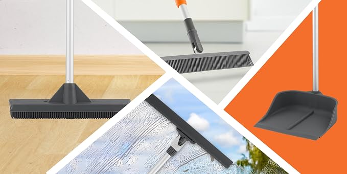 Superio 16"" Slim Silicone Salon Broom - Image 12