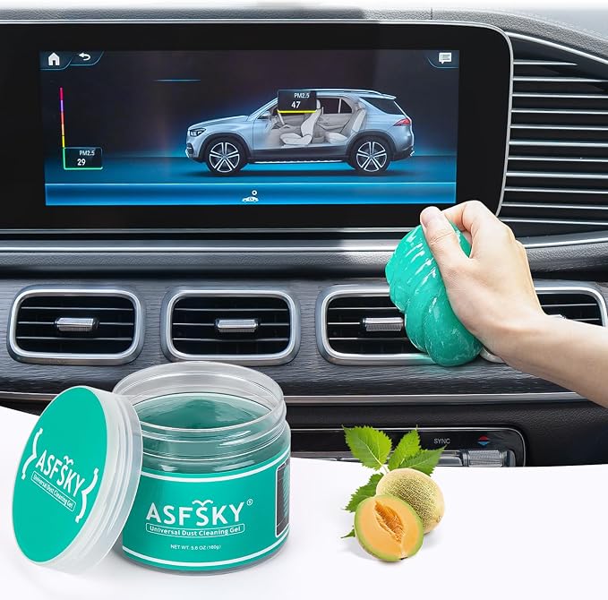 ASFSKY Cleaning Gel for Car Dust Cleaner Car Interior Slime for Detailing Putty by ASFSKY