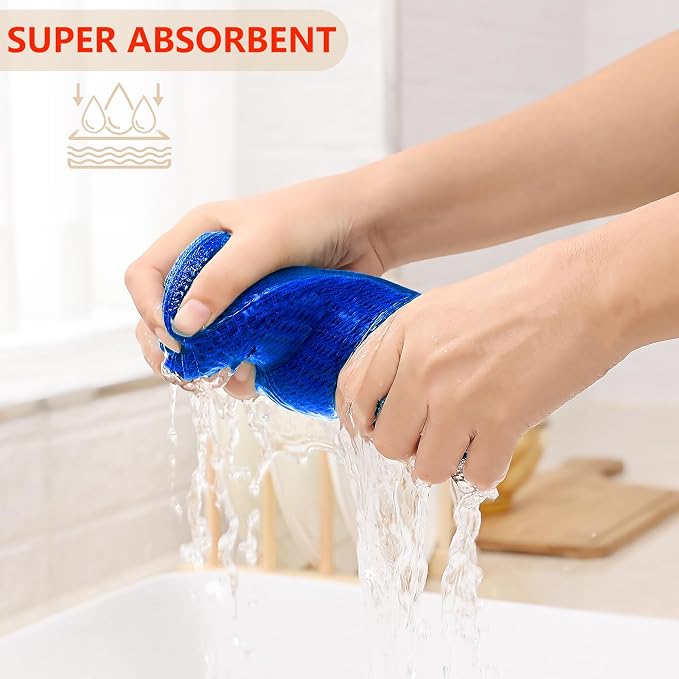 Kitinjoy 100% Cotton Waffle Weave Kitchen Hand Towels - Image 3