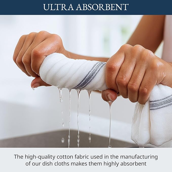 LANE LINEN Kitchen Hand Towels, 12 Pack Dish Towels - Image 4