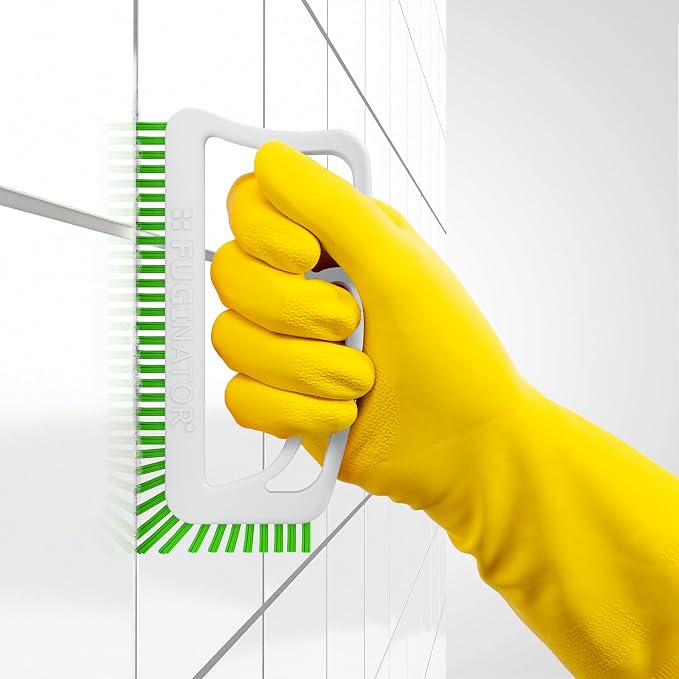 Fuginator Scrub Brush for Tile and Grout: Stiff Nylon Bristle Scrubbing Brush - Image 3
