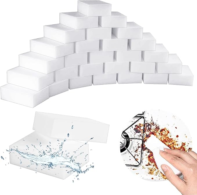 Magic Cleaning Sponges Eraser, 100 Pack Premium Melamine Sponge Foam Cleaning by YeahWhee