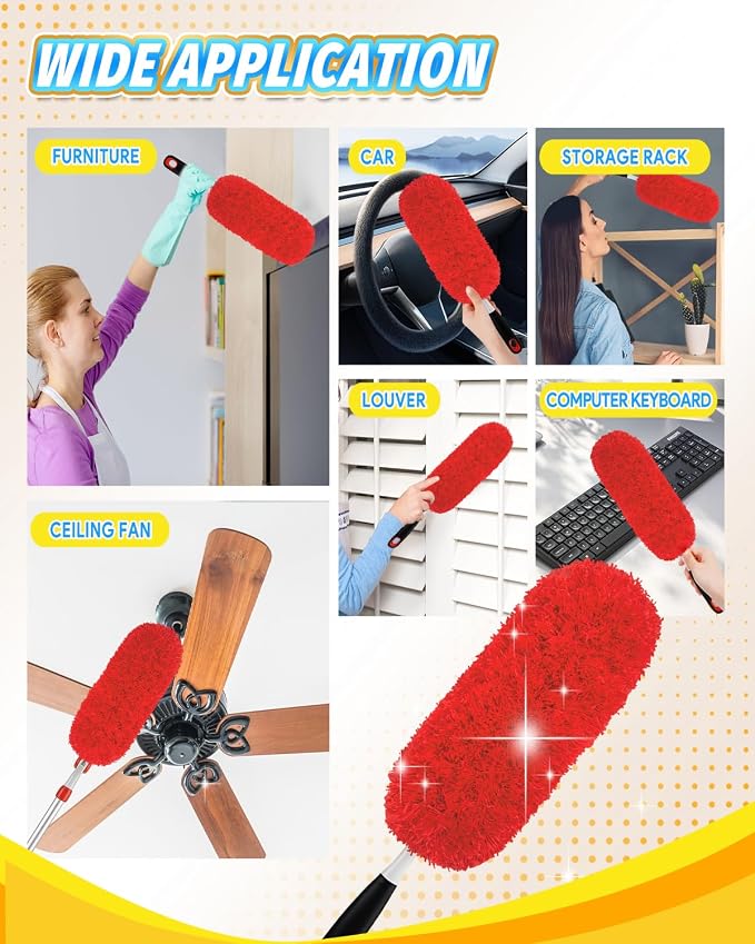KEEPOW Reusable Microfiber Duster Refills Compatible - Image 5