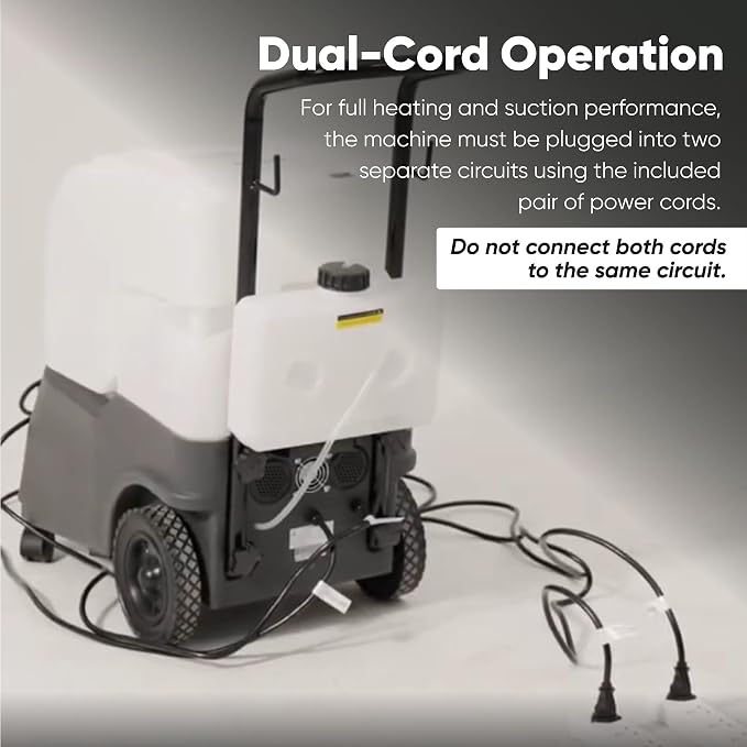 Dapper Commercial Carpet and Upholstery Extractor Cleaning Machine - Image 6