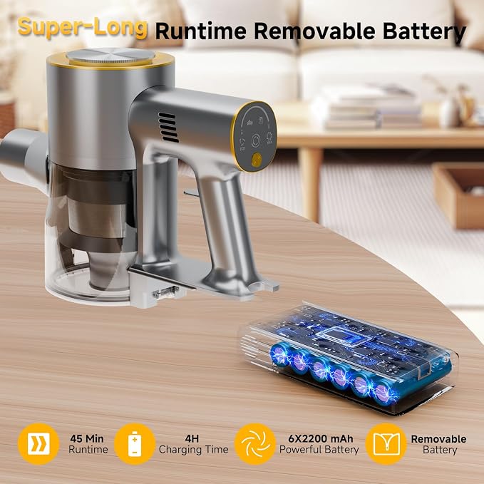 Cordless Stick Vacuum Cleaner - Image 4