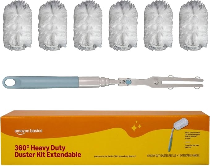 Amazon Basics 360° Heavy Duty Duster Kit Extendable, including 1 Extendable by AmazonBasics