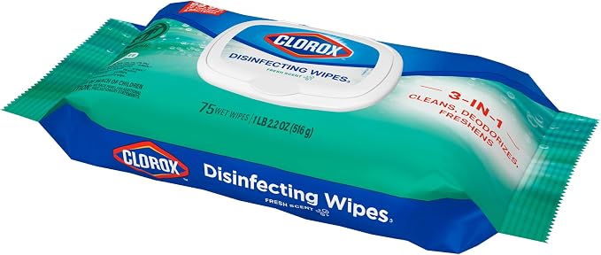 Clorox Disinfecting Wipes Flex Pack, Bleach Free, Fresh Scent - Image 10