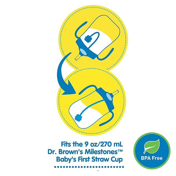 Dr. Brown's Baby's First Straw Cup Straw Replacement Kit - Image 4