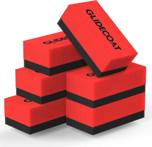 Glidecoat Ceramic Coating Applicator Sponges 6 Pack- Applicator Pads Detailing by Glidecoat