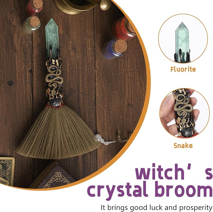 Witch Crystal Altar Broom - Image 4