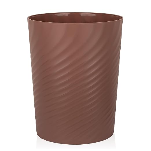 UUJOLY Plastic Trash Can Wastebasket, Garbage Container Basket by UUJOLY