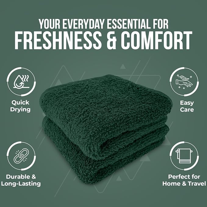 DAN RIVER 12 Pack Wash Cloths for Showering - Image 5