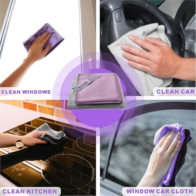 Longmann 2 x NΘrwex Basic Package Window Cleaning Cloth and Enviro Cloth Glass - Image 4