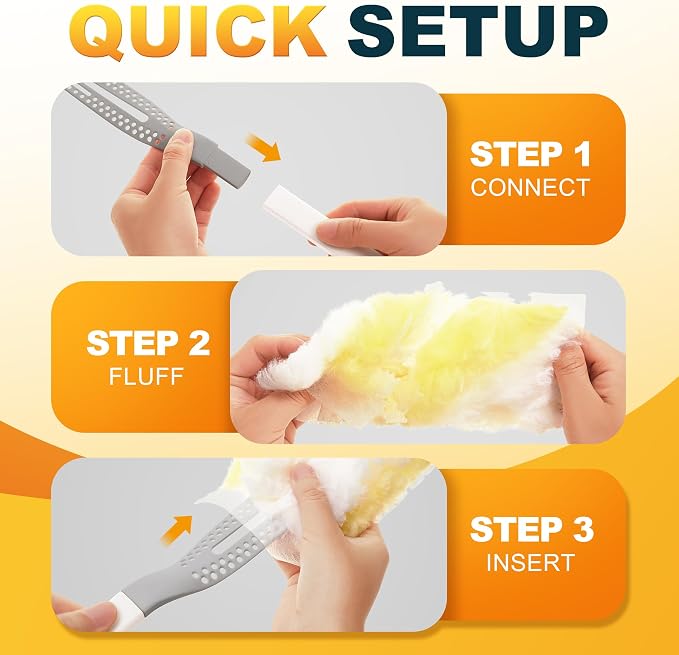 JOYMOOP Disposable Dusters for Cleaning, Heavy Duty Refills - Image 4