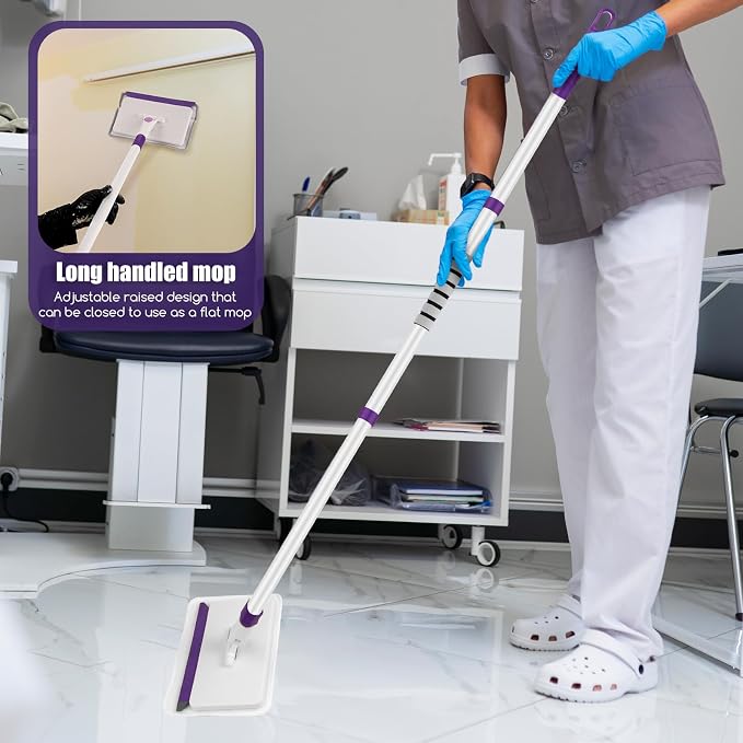 Baseboard Cleaner Tool with Handle, Bathroom Kitchen - Image 5
