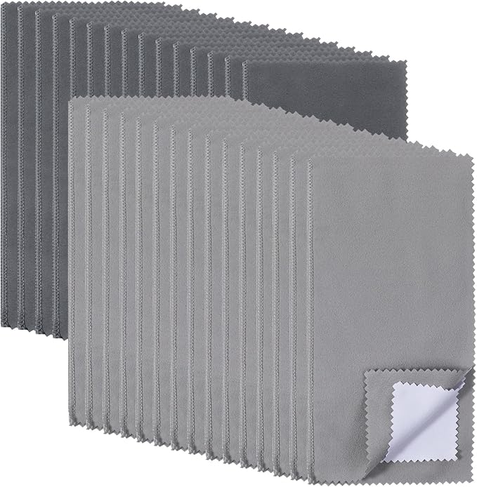 30 Pcs Silver Jewelry Polishing Cloths 6 x 8 inches Jewelry Cleaning Cloth by Unknown