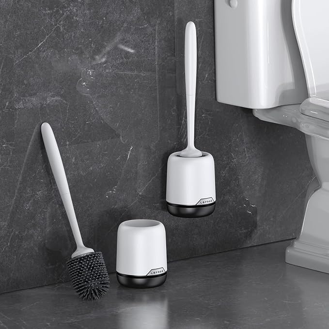 Lefree Toilet Brush Set with Ventilated Holder - Image 2
