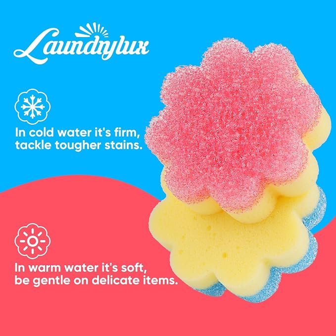 Scrub Sponge, Dual-Sided Temperature-Responsive Scrubber - Image 3