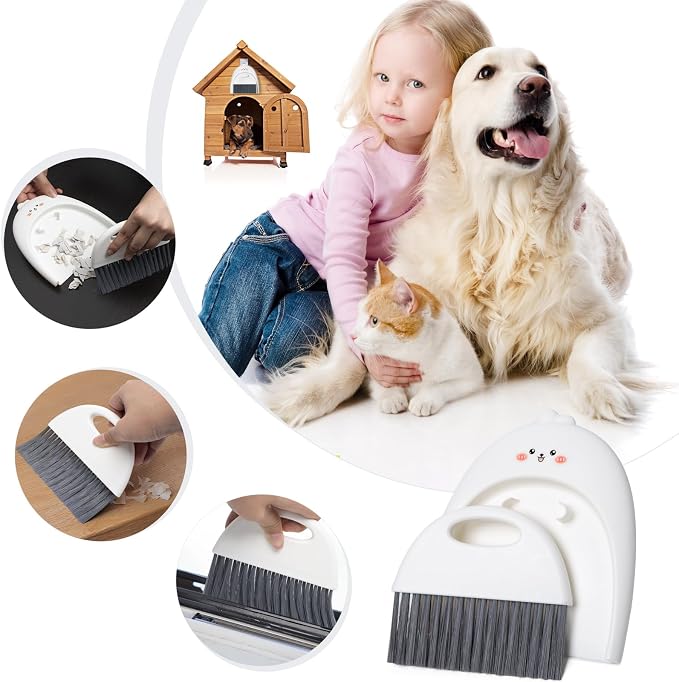 Mini Dustpan and Brush Set, Small Handheld Dust Pan - Image 5