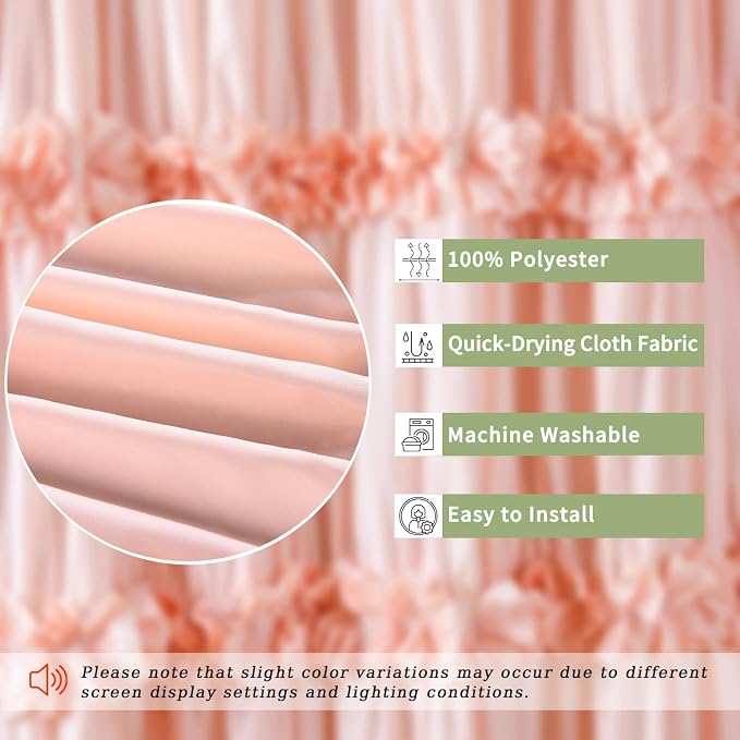 Extra Wide Shower Curtain 108" W x 72" L, Vintage Handcrafted Bow Tie Bath - Image 4