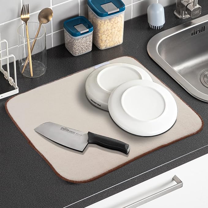 SINLAND Microfiber Dish Drying Mat Super Absorbent Dish Drying Pad - Image 7