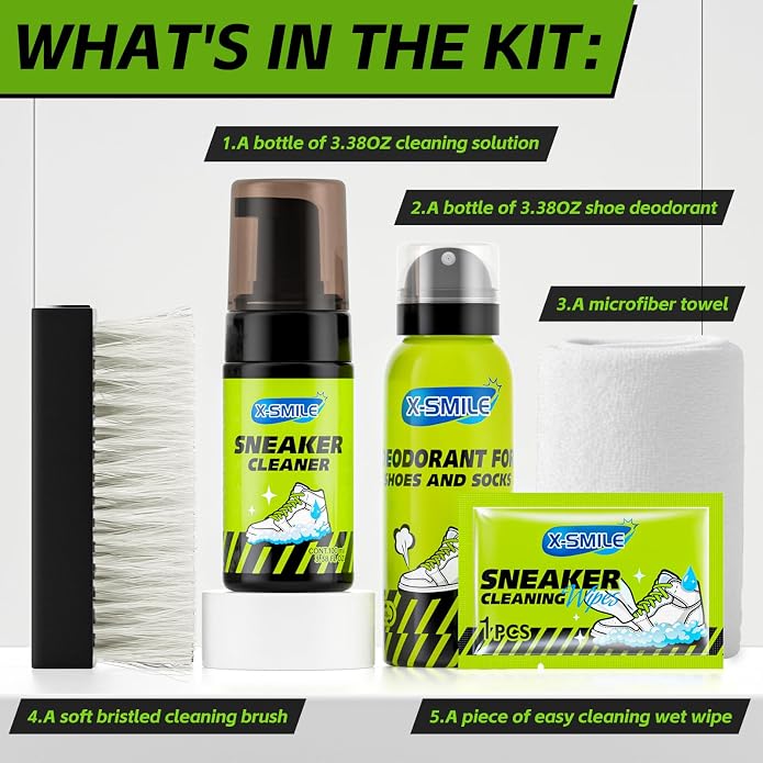 X-SMILE Sneaker Cleaning Kit, Foam Cleaner - Image 8