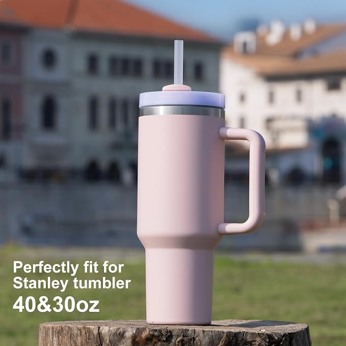 6 Pcs Replacement Straw for Stanley Adventure Quencher 40 oz 30 oz Cup Tumbler - Image 4