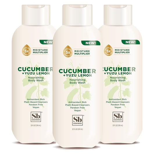 Soapbox Cucumber + Yuzu Lemon Body Wash by Soapbox