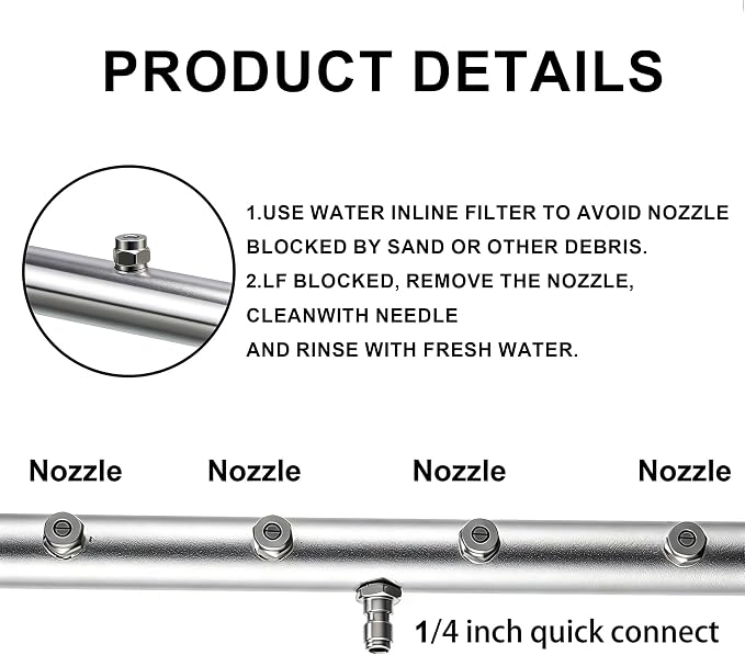Hourleey Pressure Washer Undercarriage Cleaner, 16 Inch Power Washer Surface - Image 6