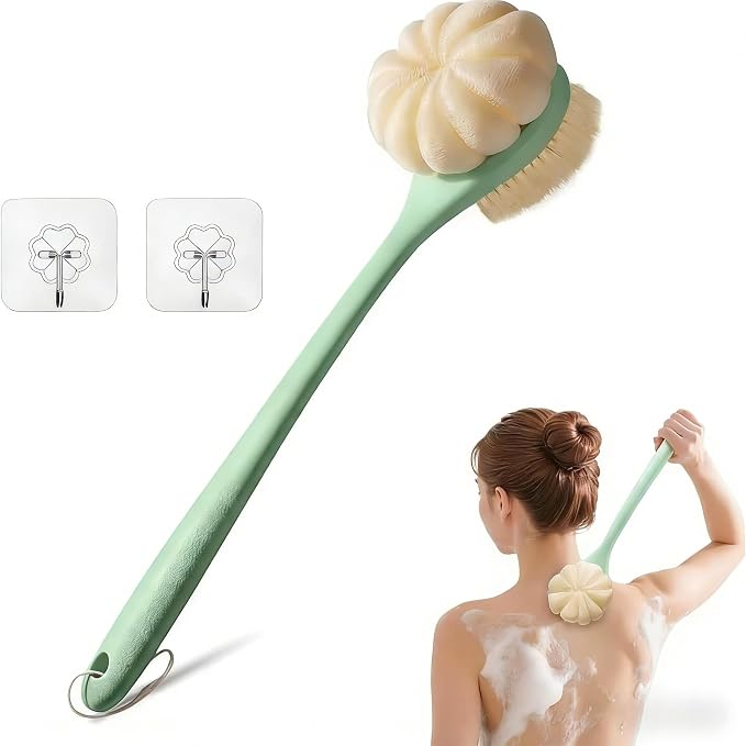 Back Scrubber for Shower, 15.7" Loofah by CYMPHW