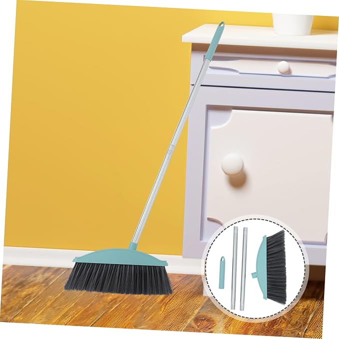 Heavy Duty Handle Broom for Indoor and Outdoor Cleaning Soft Bristles for Dust - Image 9