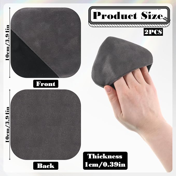 Car Screen Cleaner, Microfiber Auto Screen Cleaning Pad, Square Microfiber - Image 2