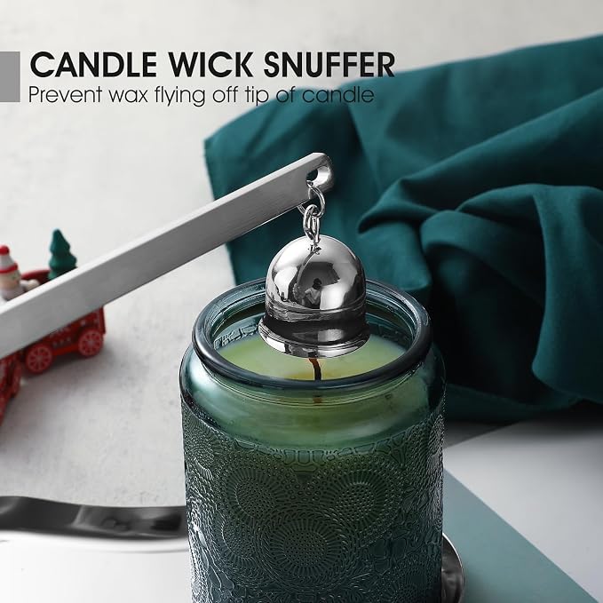 PATOISE 3 in 1 Candle Accessory Set, Candle Wick Trimmer Cutter, Candle Snuffer - Image 3