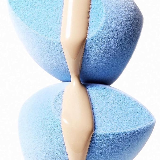 JUNO & Co. Microfiber Makeup Sponge Set 4-Pack, Dual Layer Technology and - Image 3