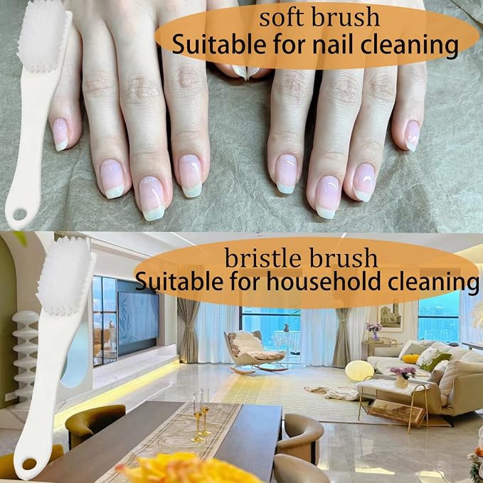 Nail Cleaning Brush, Handle Grip Nail Cleaning Brushes - Image 7