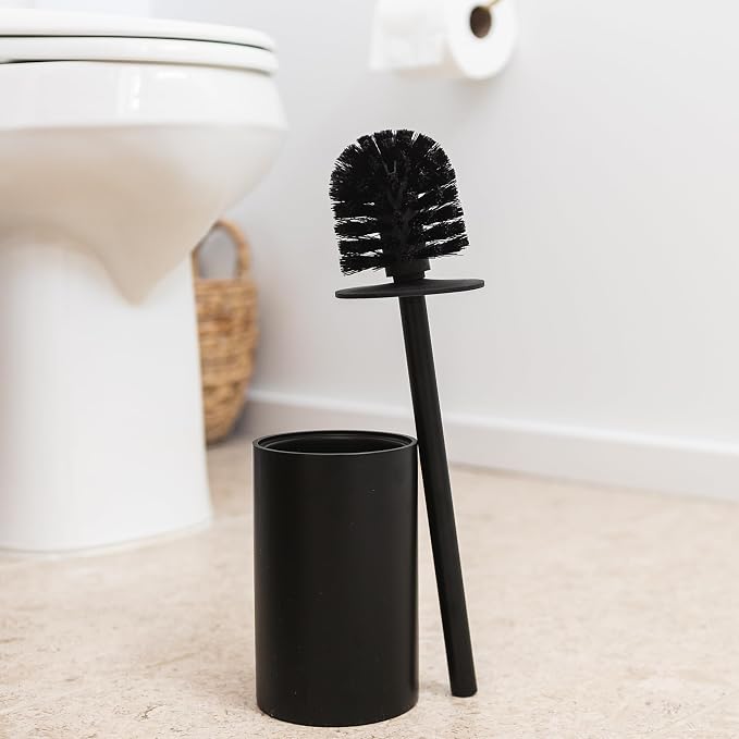Matte Black Toilet Bowl Brush for Bathroom - Image 7