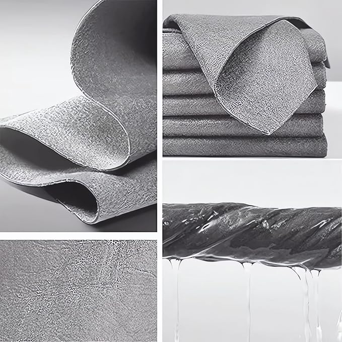 Thickened Magic Cleaning Cloth, Super Absorbent, Streak-Free Microfiber Cloth - Image 5