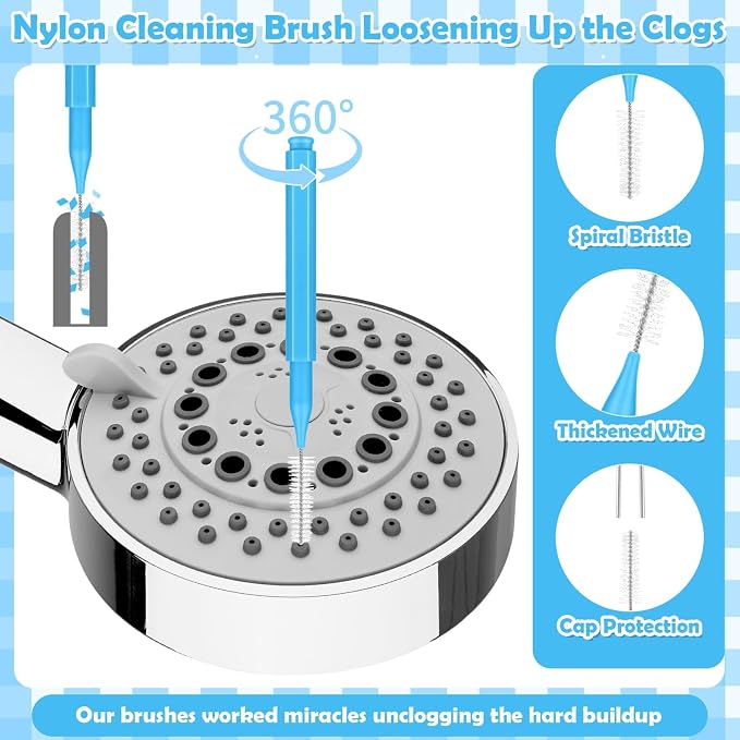 80 Pcs Multisize Shower Head Cleaner Tool - Image 4