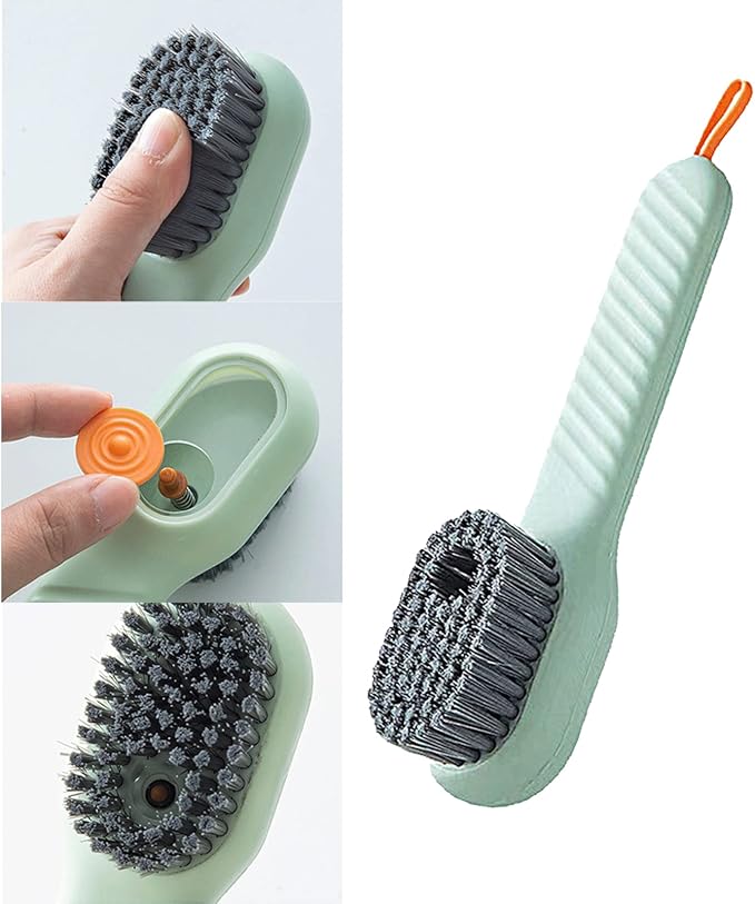 4PCS Shoe Brush for Cleaning, Soft Bristle Cleaning Brush, Automatic Liquid - Image 3