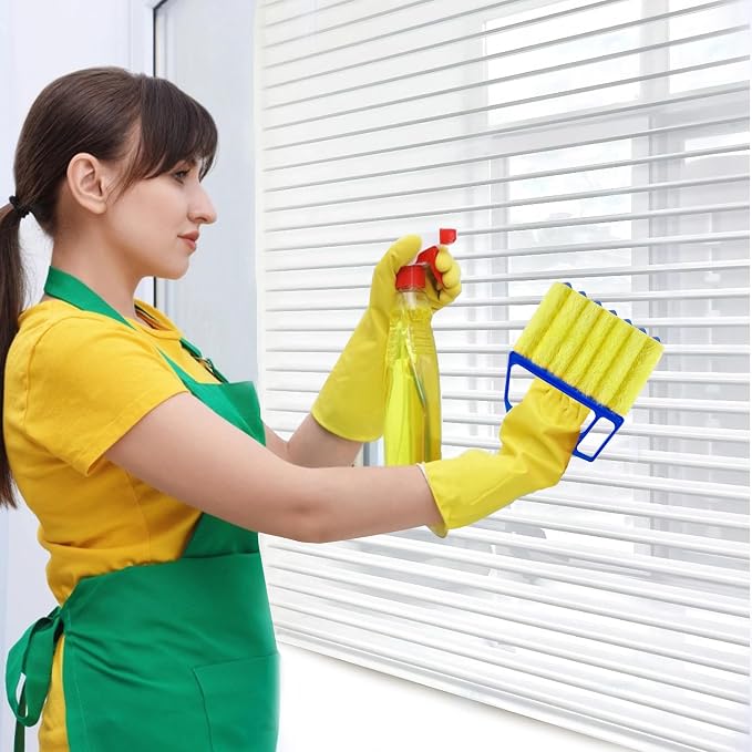 Blind Cleaner Duster Tool, 2026 New Window Venetian Washable 7 Fingers Dusting - Image 7