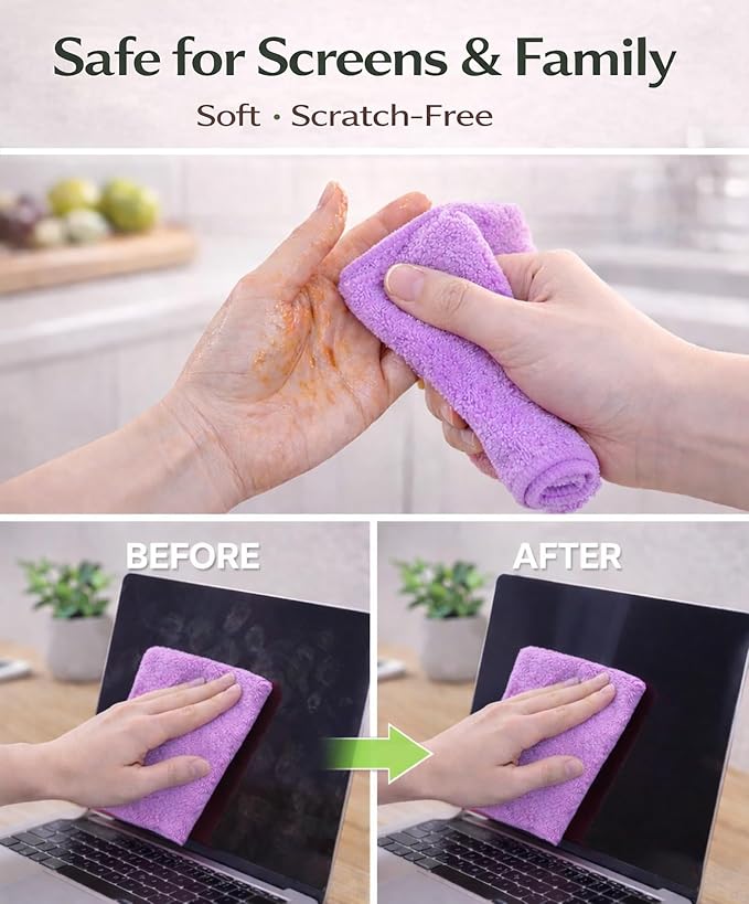 Microfiber Cleaning Cloth Roll - Image 4