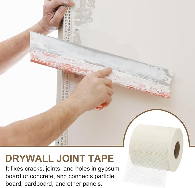 PATIKIL Drywall Repair Mesh Tape, 8 inch x 328 ft Fiberglass Repair Patch - Image 7