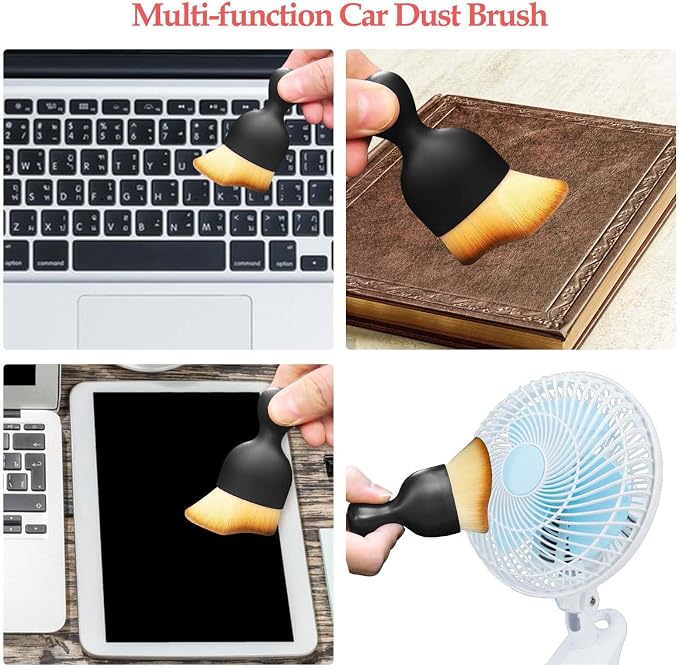Automotive Interior Dusting Brush, Car Interior Cleaning Soft Brushes, Car - Image 7
