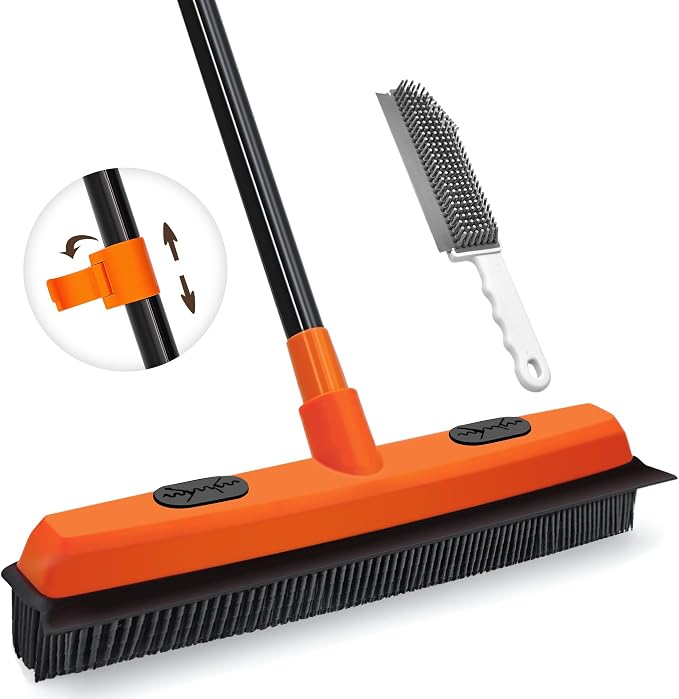 JEHONN Rubber Broom Carpet Rake by JEHONN
