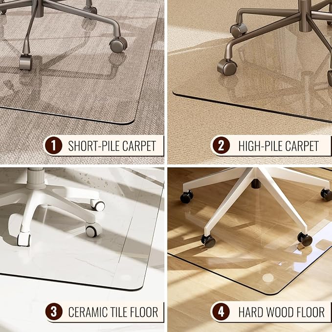36" x 46" Chair Mat for Carpet - Image 3