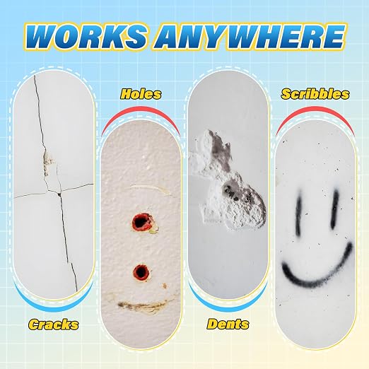 DIYSELF-Drywall-Repair-Kit-Fast-Drying, Wall Mending Agent, 9 Pack Spackle Wall - Image 4