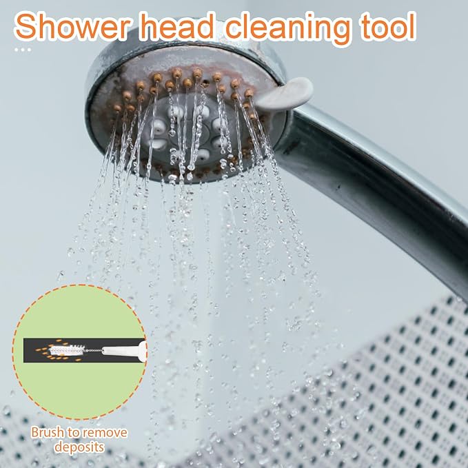 Shower Head Cleaner Tool Kit for Small Hole, 2 Designs Showerhead Cleaning - Image 5